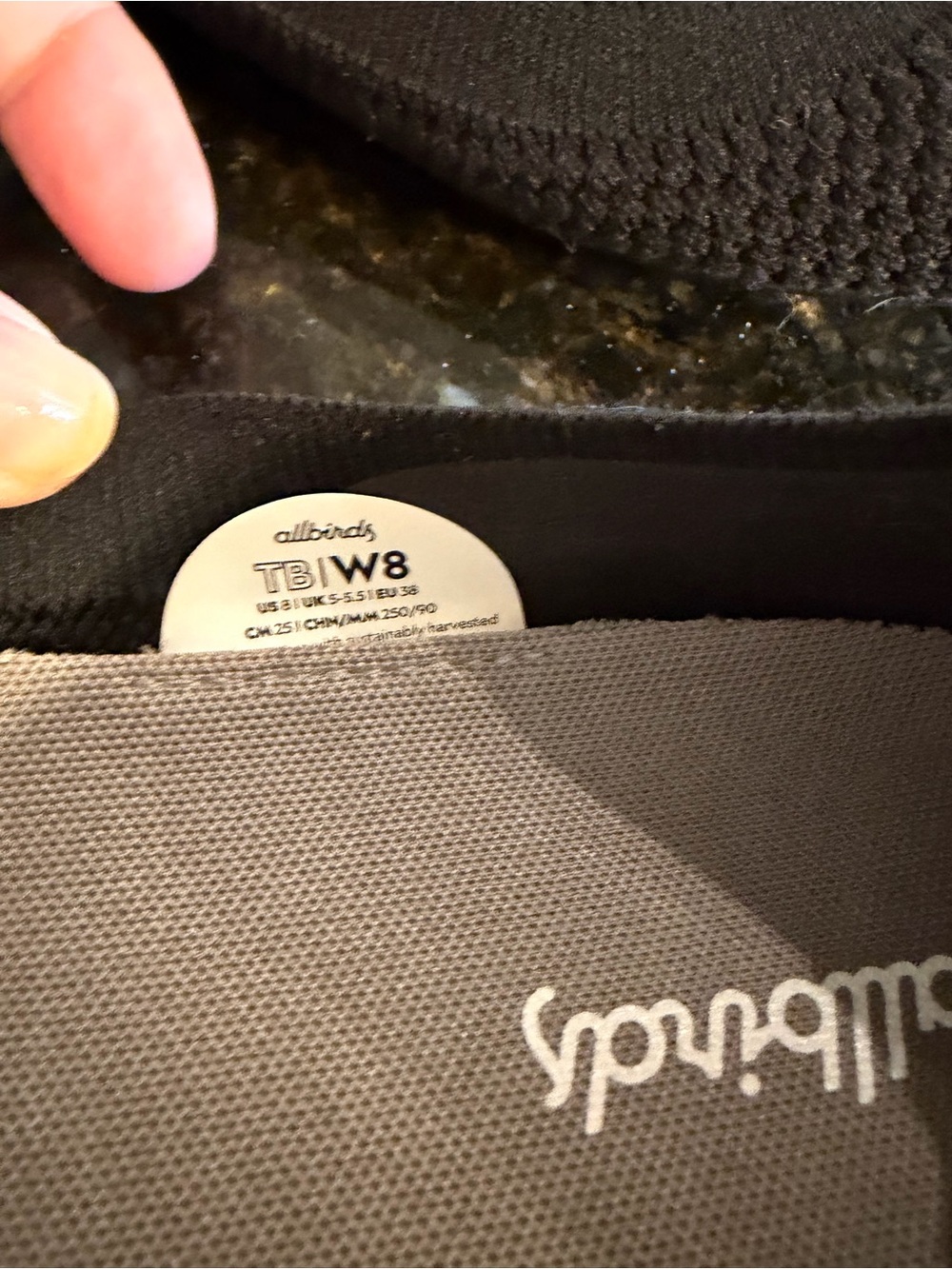 AllBirds Black Ballet Flat size 8 - Picture 4 of 5